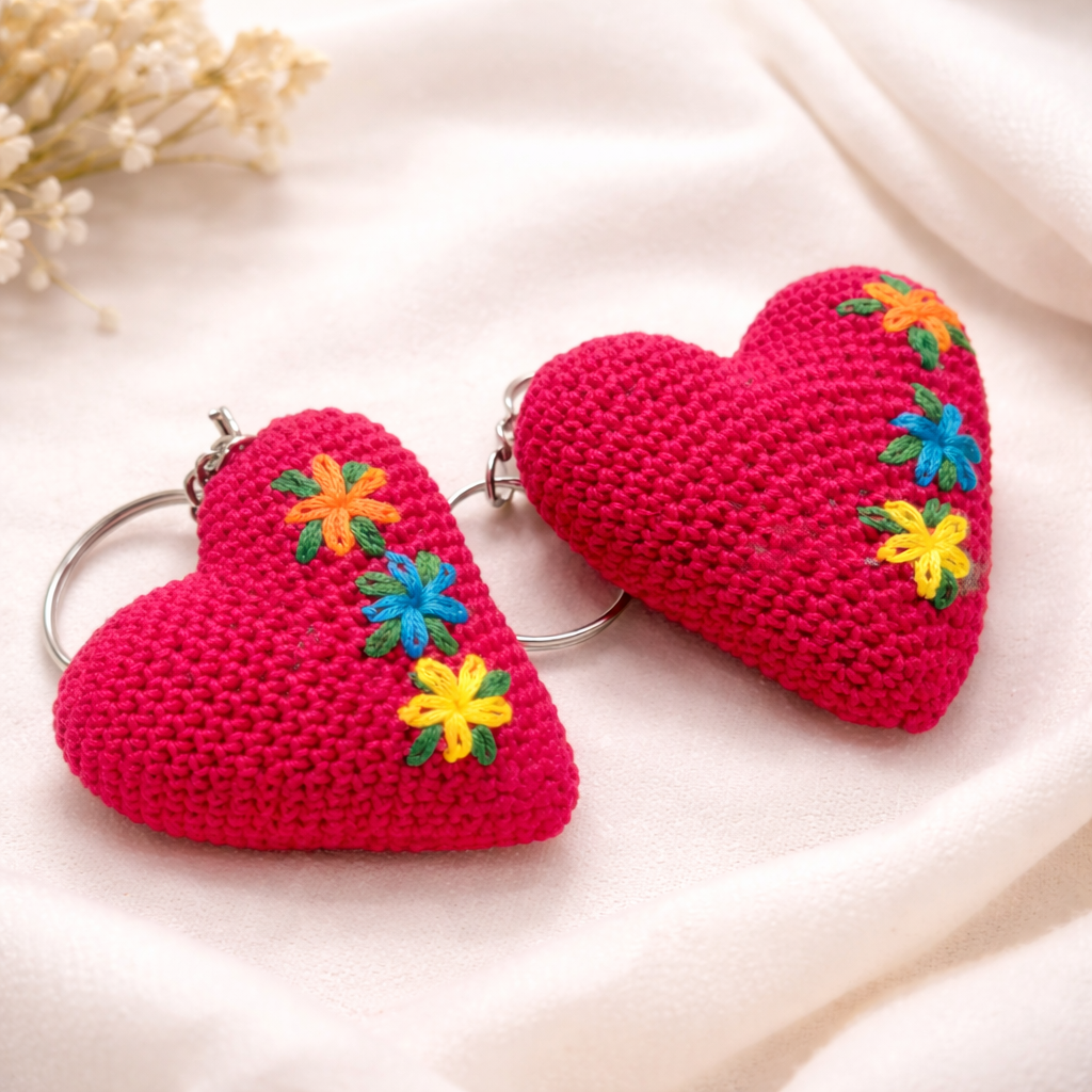 heart embroidered